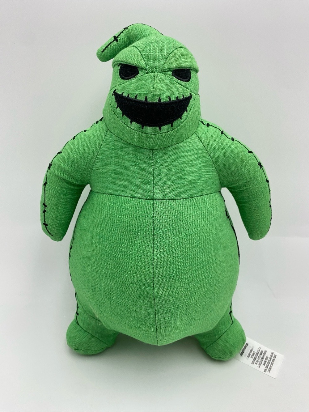 Disney Store 11” Oogie Boogie Nightmare Before Christmas Green Burlap Plush